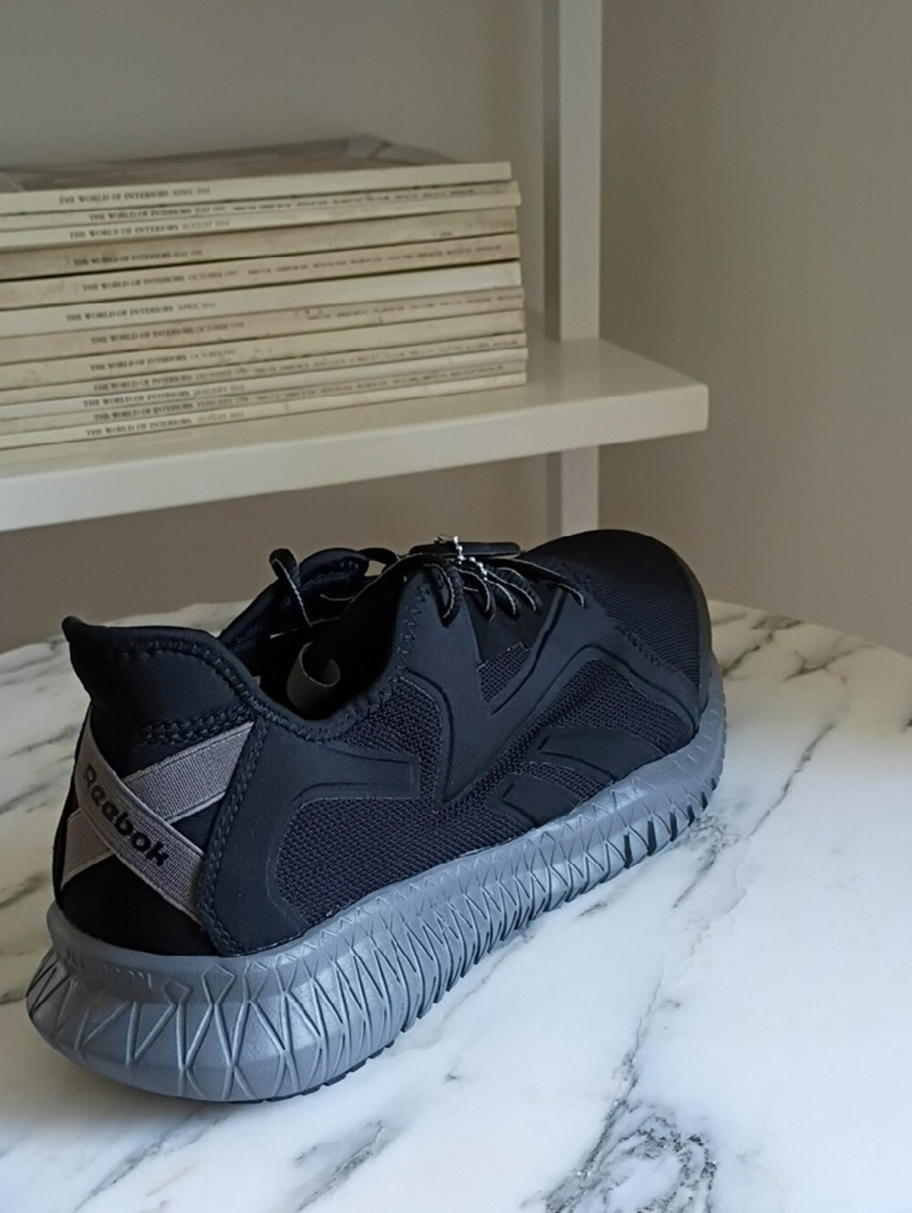 Flexagon 3.0 Work - RB4064Men's Athletic Work Shoe - Black and Grey - Picture 2 of 13